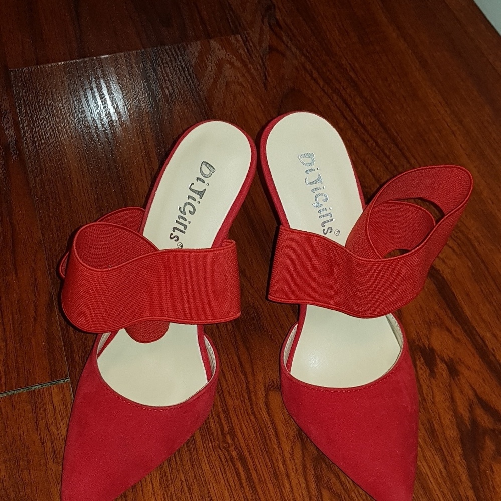 Red stiletto heel
